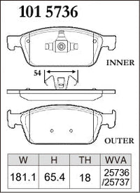 DIXCEL Front Brake Pads – Ford Focus ST (LW / LZ)