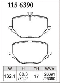Dixcel Rear Brake Pads – Mercedes-Benz GLC350e / GLC43 (X254)