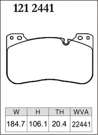 DIXCEL Front Brake Pads – BMW M5 (F90/G90) / M8 (F92/F93) / X5 M (F95) / X6 M (F96)