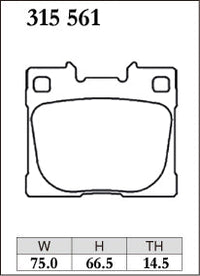 DIXCEL Rear Brake Pads – Toyota GR Yaris (GXPA16) / GR Corolla (GZEA14H)