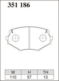 DIXCEL Front Brake Pads – Mazda MX-5 (NA8C / NB8C)