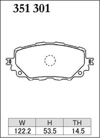 DIXCEL Front Brake Pads – Mazda MX-5 (ND) / Fiat 124 Spider (348)