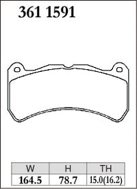 DIXCEL Front Brake Pads – Subaru WRX STI 2018+ 6-Piston (VAB)