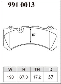 DIXCEL Front Brake Pads – Volvo S60 / V60 Polestar (P3) – Brembo 6-Pot