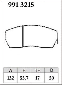 DIXCEL Brake Pads – Brembo Pista 4-Piston / AP Racing CP3307 / CP3720 / CP5000 / CP5040 / CP5200
