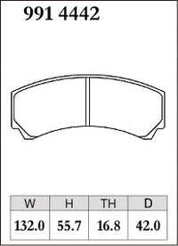 DIXCEL Brake Pads – AP Racing CP9449 / CP9450 / CP9451 Calipers (D42)