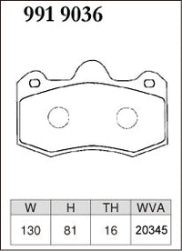 DIXCEL Front Brake Pads – Lotus Evora / Exige / McLaren MP4-12C / Morgan Aero / Noble M12